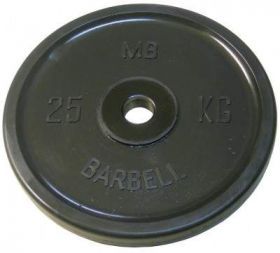 Диск обрезиненный MB Barbell 25 кг. (d 51 мм)