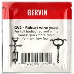 Винные дрожжи Gervin GV2 Robust Wine