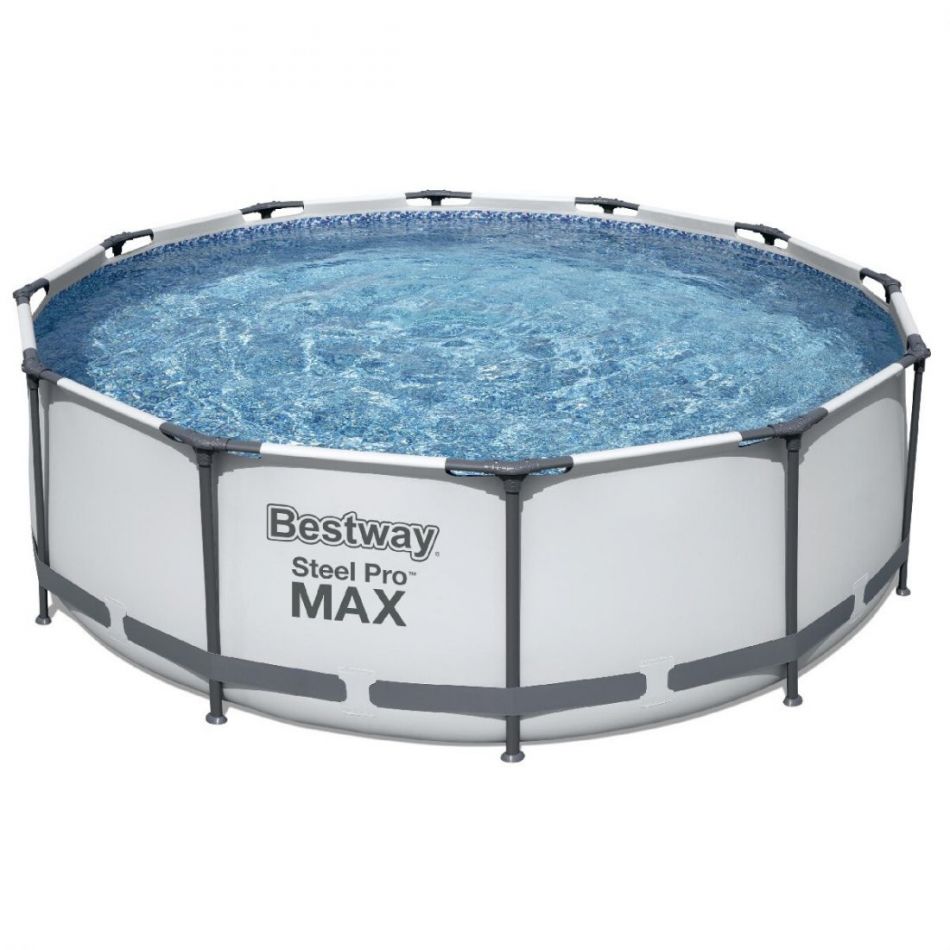 Каркасный круглый бассейн Bestway 56418 (366х100) с картриджным фильтром