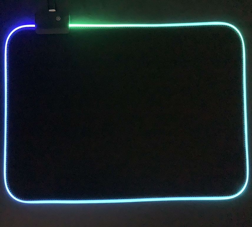 RGB коврик черный USB