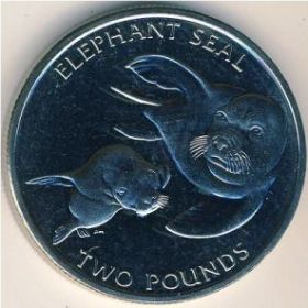 Тюлени 2 фунта Южная Джорджиа и Сандвичевы Острова 2006