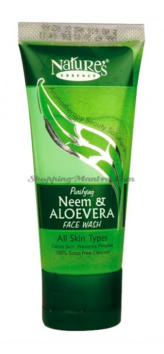 Средство для умывания Алое вера&Ним / Nature's Essence Neem&Aloe Vera Face Wash