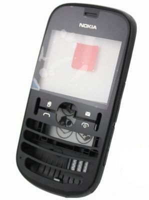 Корпус Nokia 200 Asha (black)