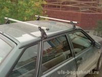 Багажник на крышу на ВАЗ-2114 (Атлант, Россия), алюминиевые дуги