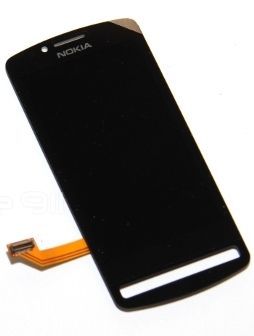 LCD (Дисплей) Nokia 700 (в сборе с тачскрином) (black) Оригинал