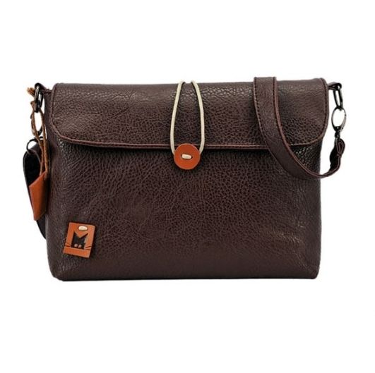 Сумка на длинном ремешке "Post Bag Cat" - Chocolate