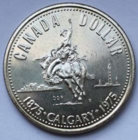 Калгари 1 доллар Канада 1975