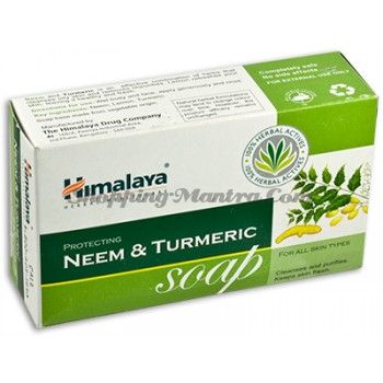 Антибактериальное мыло Ним & Турмерик Хималая / Himalaya Protecting Neem&Turmeric Soap
