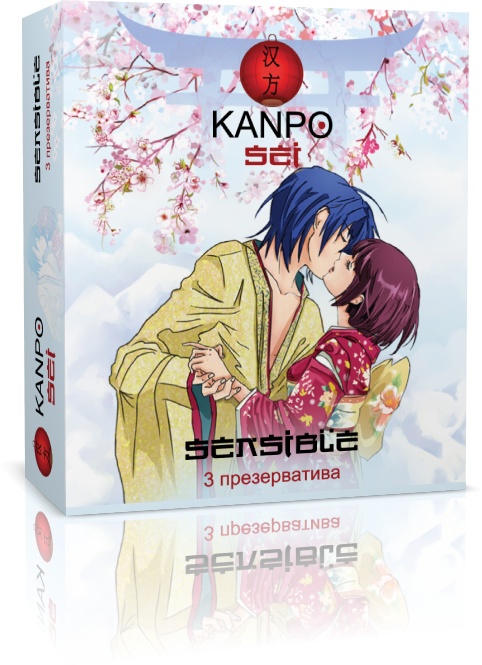 Японские презервативы KANPO (Белая серия) - Тонкие №3