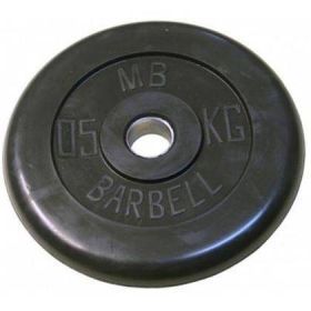 Диск обрезиненный MB Barbell 0,5 кг