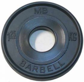 Диск обрезиненный MB Barbell 1,25 кг. (d 51 мм)