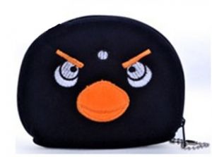 черный Кошелек детский Angry Birds