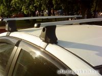 Багажник на крышу Renault Fluence, Атлант, прямоугольные дуги