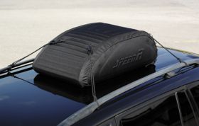 Бокс-сумка мягкая на крышу автомобиля - размер S (115 литров 90х60х30см) черная