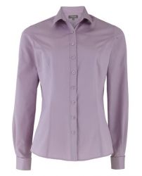 Женская рубашка сиреневая T.M.Lewin приталенная Fitted (45758)