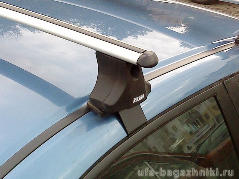 Багажник на крышу Honda Civic 2006-2011, Атлант, аэродинамические дуги