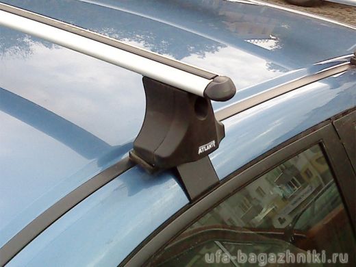 Багажник на крышу Honda Civic 2006-2011, Атлант, аэродинамические дуги