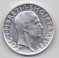 2 франка 1935 г. Албания