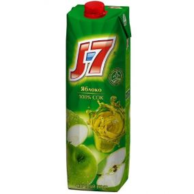 Сок J7, яблоко зеленое 0,97л