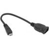 Переходник USB OTG microUSB(M)-USB(F), 8см