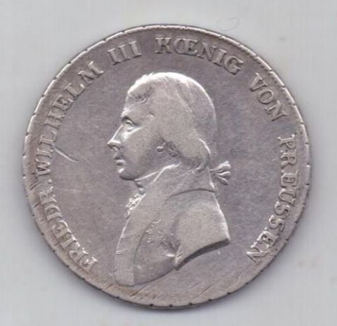 1 талер 1798 года Пруссия XF Германия