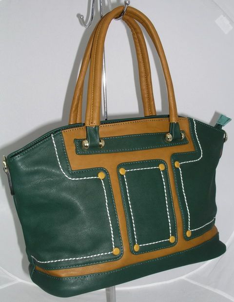 Недорогая зелёная сумка 66034-YB-V