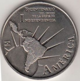 Организация Американских Государств 1 песо Куба 2011