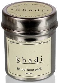 Натуральная маска для лица Лимон Кхади (Khadi Lemon Herbal Face Pack)