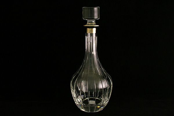 Бутылка хрустальная (1л)  "Пиза серебро"