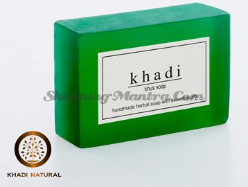 Мыло с натуральными эфирными маслами Ветивер (2шт.) (Khadi Herbal Khus Soap)