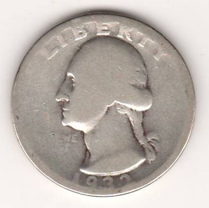 1/4 доллара 1932 г. D редкий США