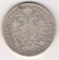 1 талер 1861 г. Австрия