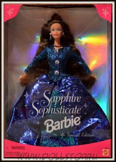 Коллекционная кукла барби - Sapphire Sophisticate Barbie Doll