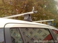 Багажник на крышу Opel Zafira, Атлант, прямоугольные дуги