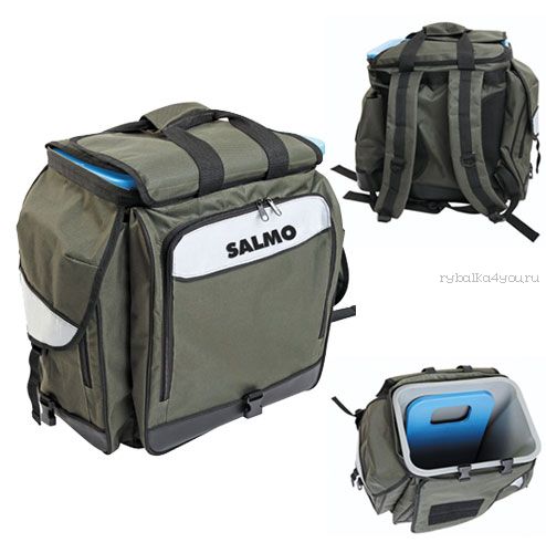 Ящик-рюкзак рыболовный  Salmo 3 в1 H-2061