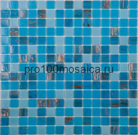 MIX18 синий (сетка). Мозаика серия GOLDEN, размер, мм: 327*327 (NS Mosaic)
