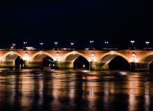 Почтовая открытка Мост в Бордо