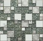 MS-620 металл стекло. Мозаика серия METAL, вид MIX (СМЕСИ),  размер, мм: 300*300 (NS Mosaic)