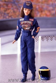 Коллекционная кукла Барби Гонщица к 50-летию Наскар - 50th Anniversary NASCAR Barbie Doll