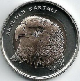 Орёл 1 лира Турция 2014