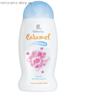 Нежная пена для ванны Faberlic Caramel для детей
