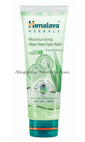 Увлажняющий гель для умывания Алое&Огурец Хималая / Himalaya Moisturizing Aloe Vera Face Wash