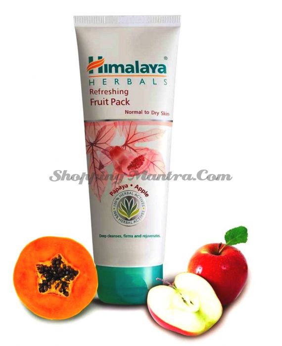 Освежающая фруктовая маска Папая&Яблоко Хималая / Himalaya Refreshing Fruit Pack