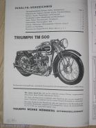 Каталог запчастей Triumph TM500