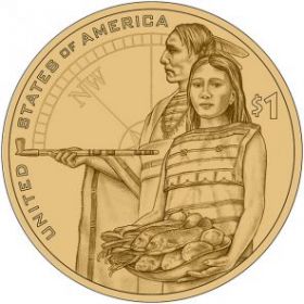 Экспедиция Льюиса и Кларка 1 доллар США  2014  Монетный двор на выбор
