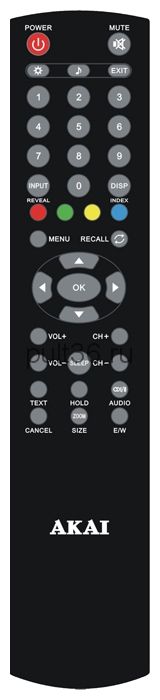 Пульт ДУ Akai A4001032 TV