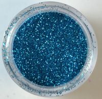 Блёстки (глиттер) тёмно-голубые в банке, 3,5 гр