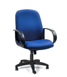Офисное кресло CHAIRMAN 279M TW черно-синий