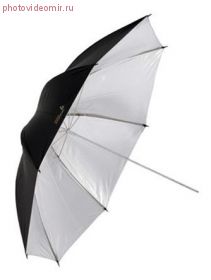 Зонт Visico UB-003 черный/серебристый 80 см