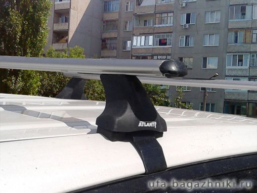 Багажник на крышу Toyota RAV4 xa40 (c 2013 г.), Атлант, аэродинамические дуги